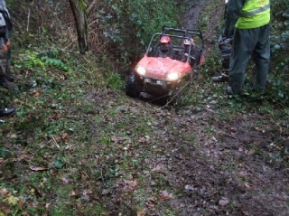 Senderos empinados en cuatrimoto en el 15 